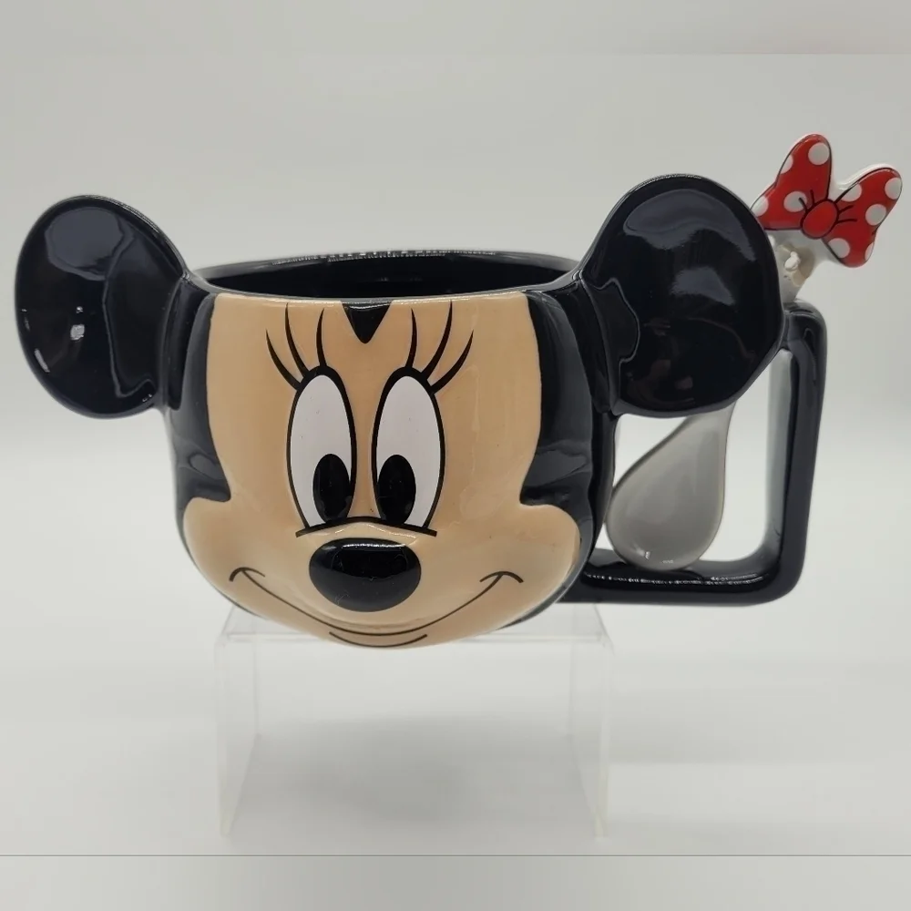Disney Coffee Cup & Spoon Set - Minnie Mouse